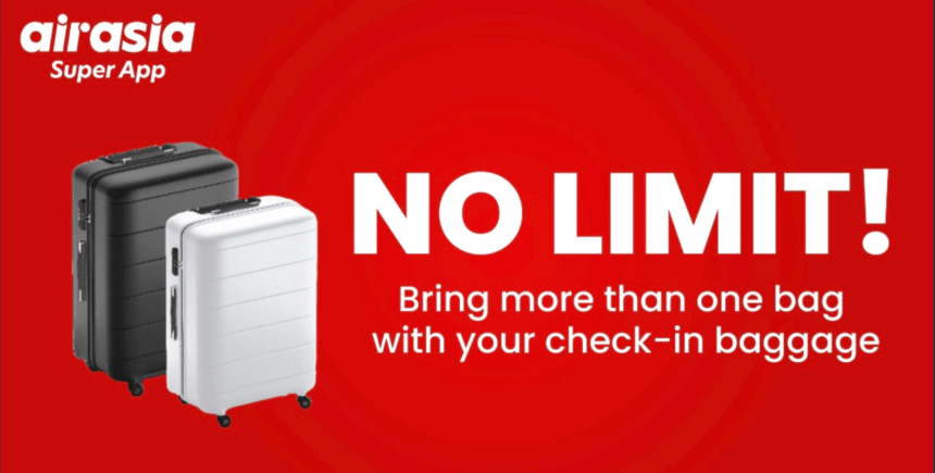 AirAsia Philippines No Limit on Check In Baggage Count