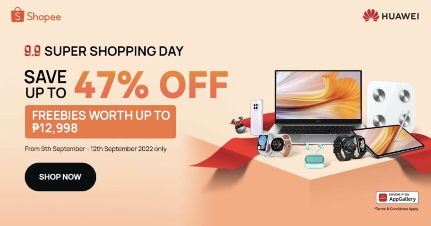 Christmas comes early with HUAWEI’s 9.6 Shopee Brand Day Sale