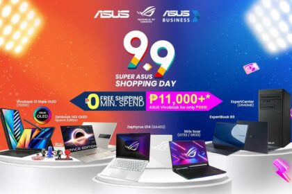 Grab an ASUS laptop for only PHP 999 during the 9.9 Mega Shopping sale on Lazada and Shopee