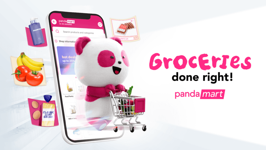Grocery shopping done right with pandamart