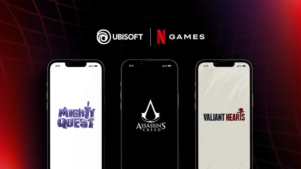 Netflix Partners with Ubisoft to create 3 exclusive mobile games for Netflix members