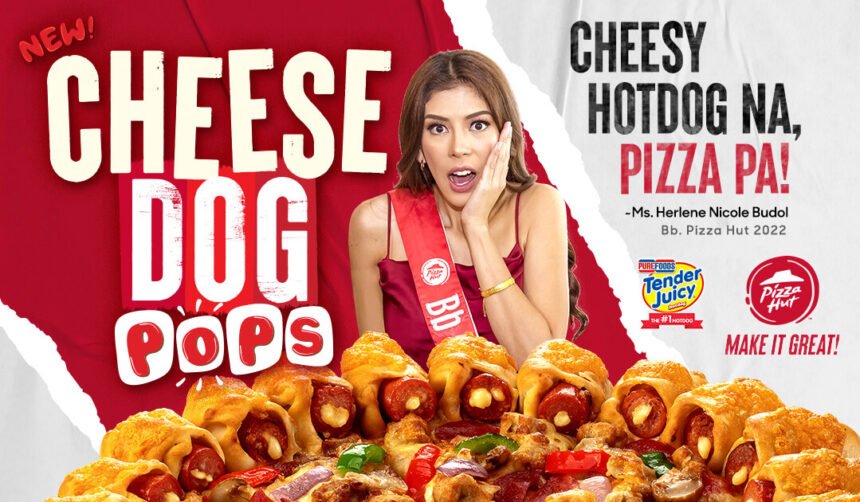 Pizza Huts all new Cheesedog Pops pizza