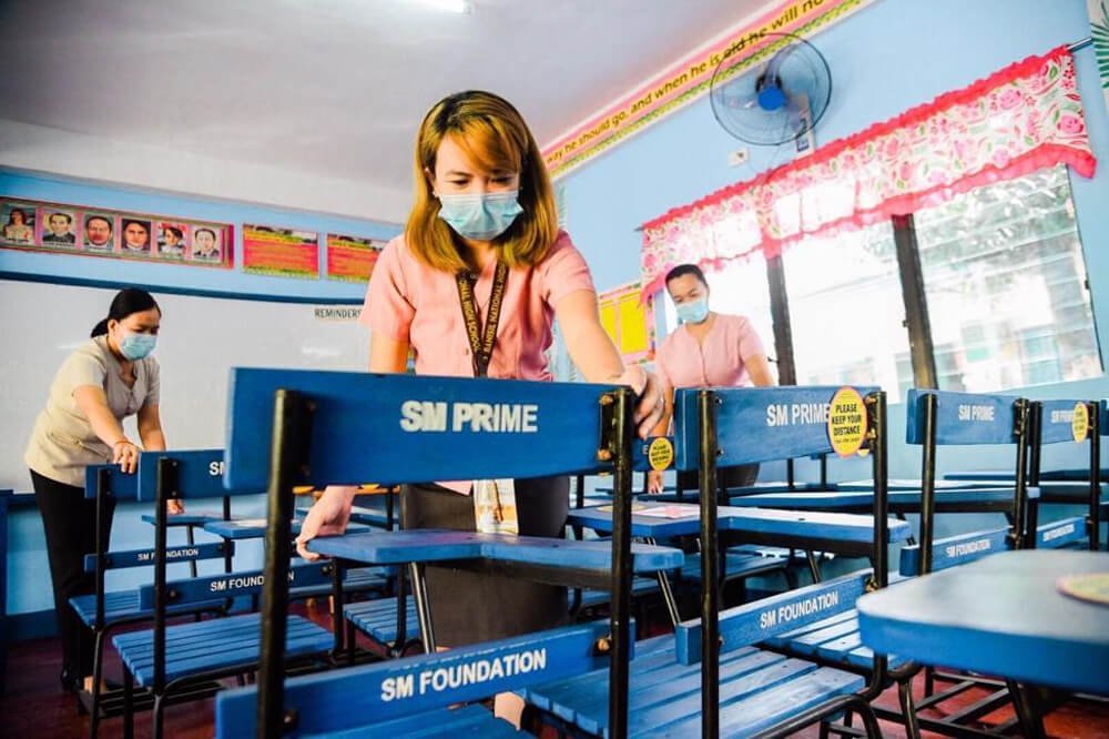 Every classroom in an SM school building is well-ventilated and spacious enough to allow the students to have a better learning experience