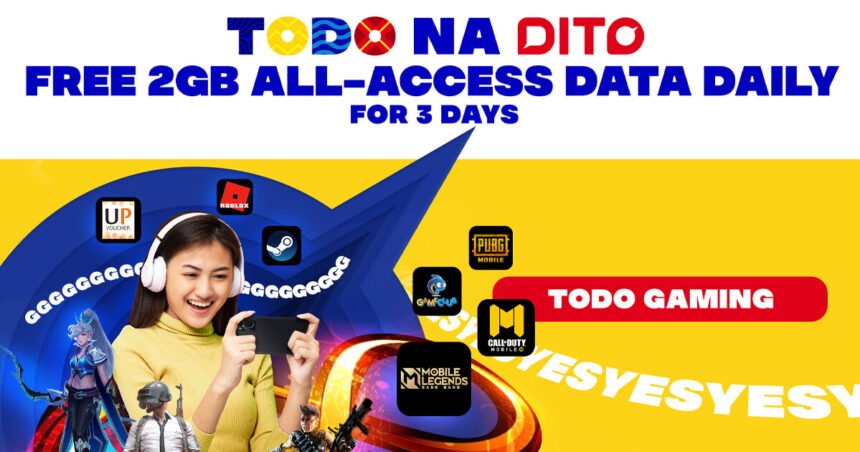 Todo na DITO ang Gaming