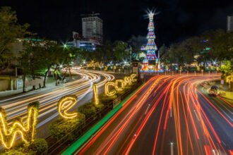 M Lhuilliers Tree of Hope lights up the skyline of Cebu City