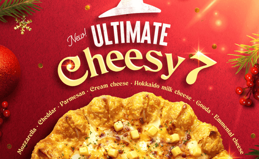 The new Ultimate Cheesy 7 Pizza is Pizza Huts cheesiest pizza ever