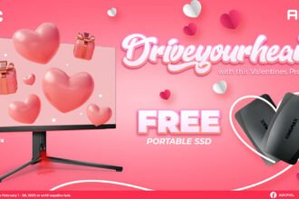 AOC Offers Free Portable SSD for Gaming Partners this Valentines Day