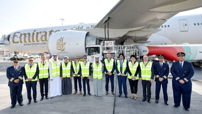 Emirates operates milestone demonstration flight powered with 100 Sustainable Aviation Fuel