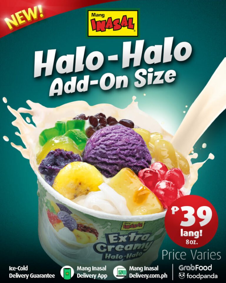 Are you ready for the NEW Mang Inasal Extra Creamy Halo-Halo?