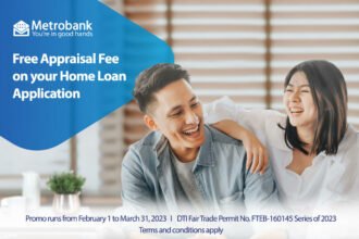 Start the year right with Metrobank Home Loans Free Appraisal Fee promo