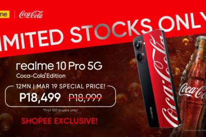 Snag the realme 10 Pro 5G Coca Cola® Edition on Shopee