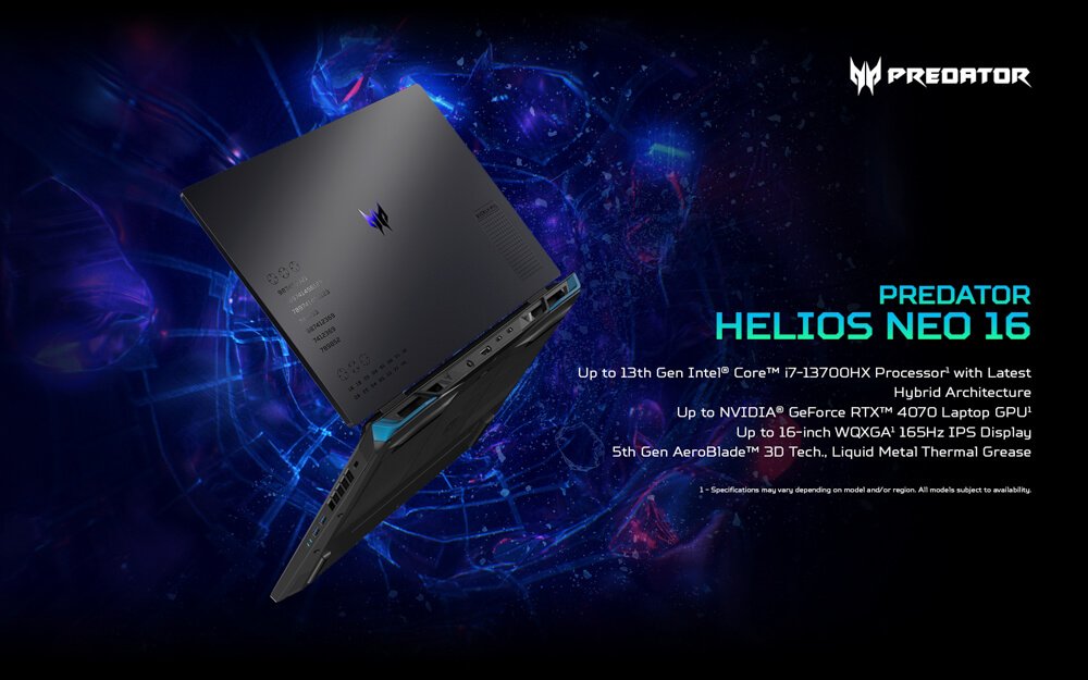 Acer Introduces Predator Triton 17 X and Predator Helios Neo 16 Gaming  Laptops - Iconic MNL