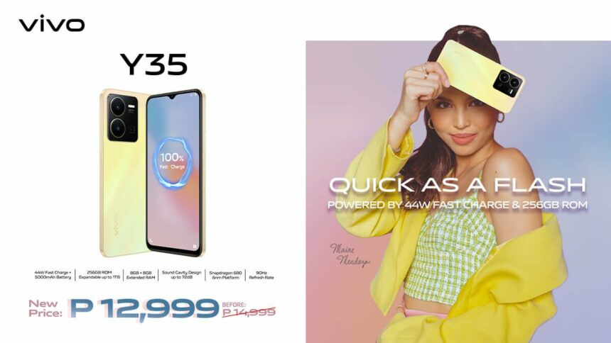vivo Y35 now available at a discounted price of PHP12999