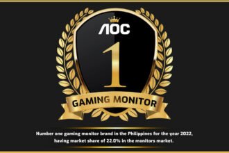 AOC Monitors Crowned as the Philippines Leading Gaming Monitor Brand for 2022