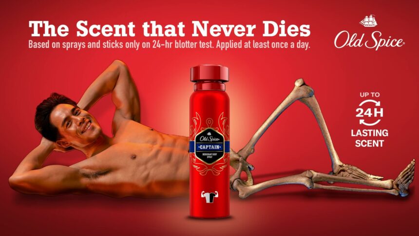 Let nothing stop you with the scent that never dies from Old Spice Body Spray