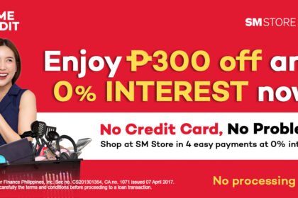 SM Store Home Credit 0 Interest