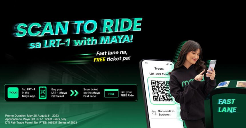 Scan to Ride sa LRT 1 with Maya