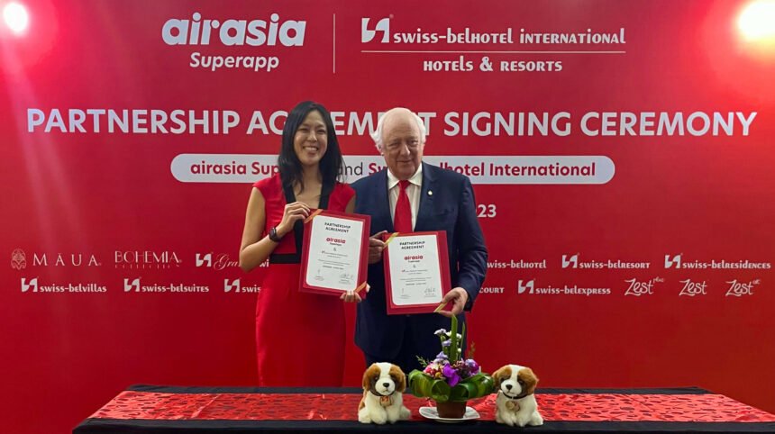 airasia Superapp officiates Partnership Agreement with Swiss Belhotel International scaled