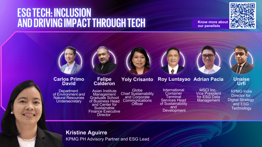 ESG Tech Panelists Moderator x