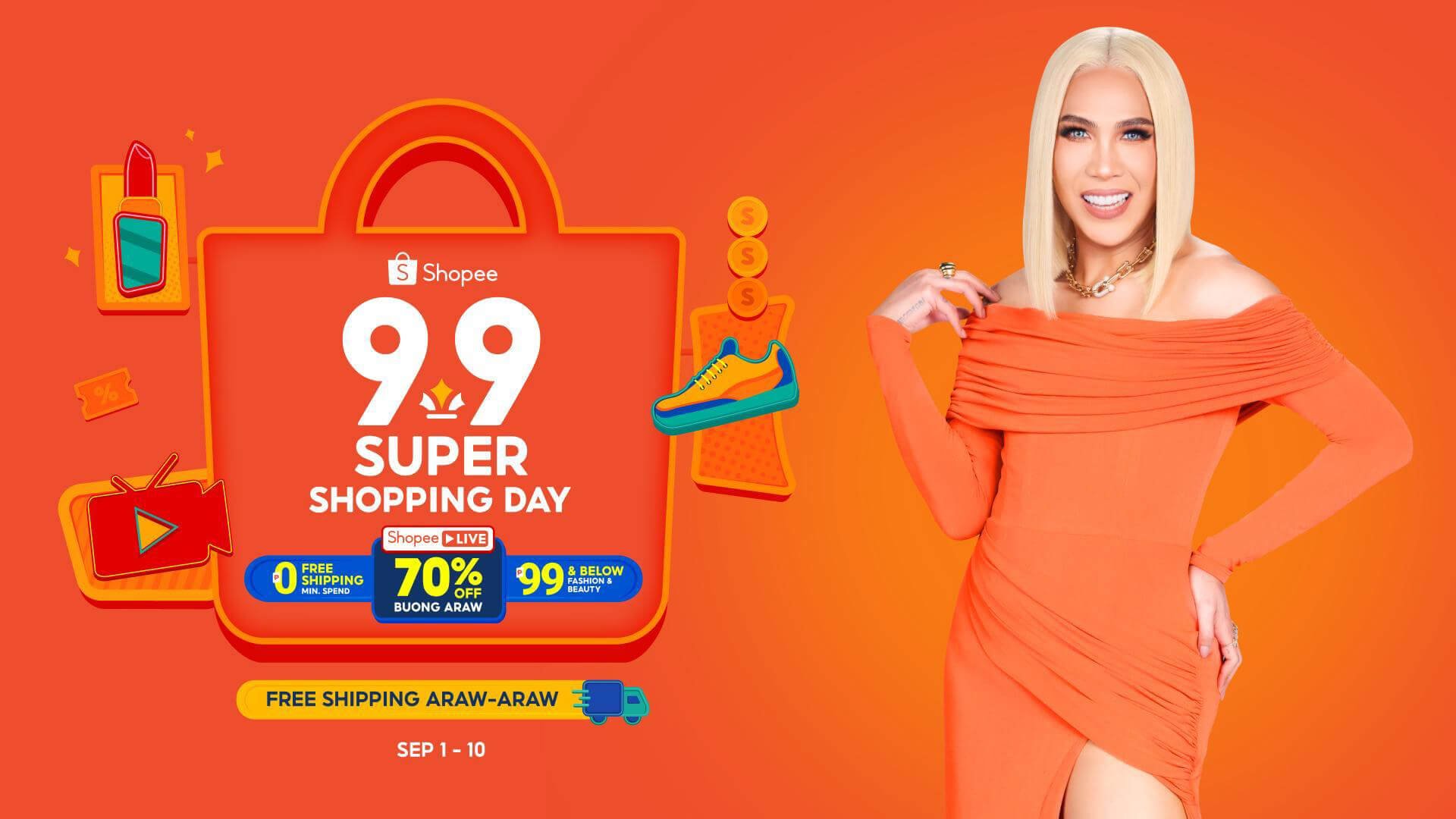 Shopee Launches 9.9 Super Shopping Day With Vice Ganda As New Brand ...