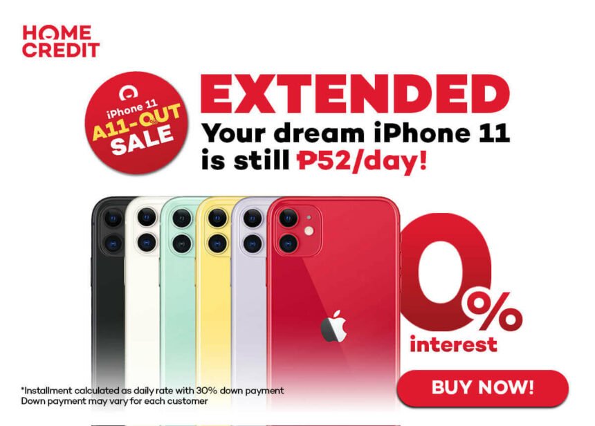 iPhone 11 Now Within Your Reach with Home Credits 0 Interest Promo