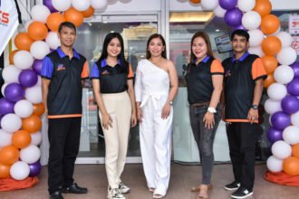 Anna Magkawas with the staff of the new BEXCS West Quezon City branch