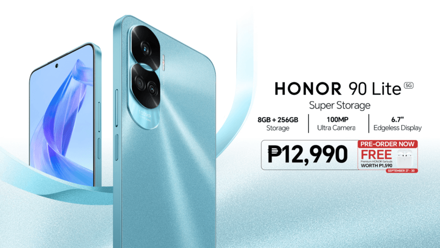 HONOR 90 Lite 5G is now available at Php 11990