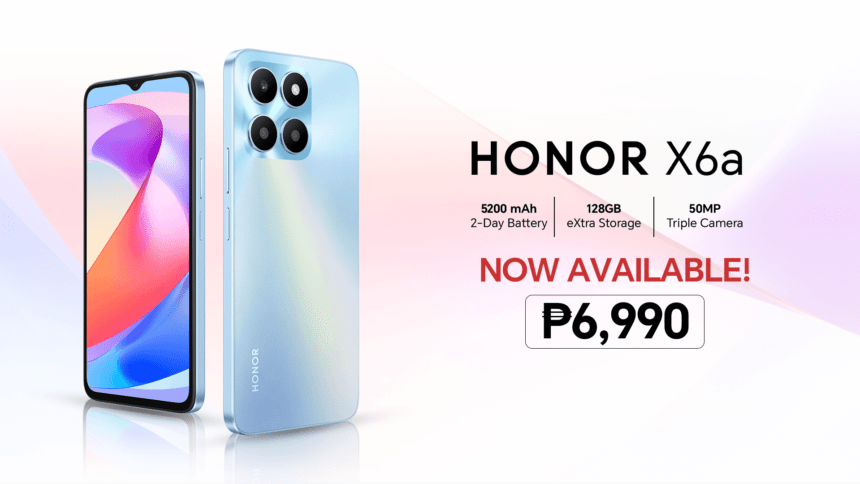 HONOR X6a is now available for Php 6990 1