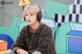 V takes over Spotifys K Pop ON to celebrate the release of his solo debut album ‘Layover