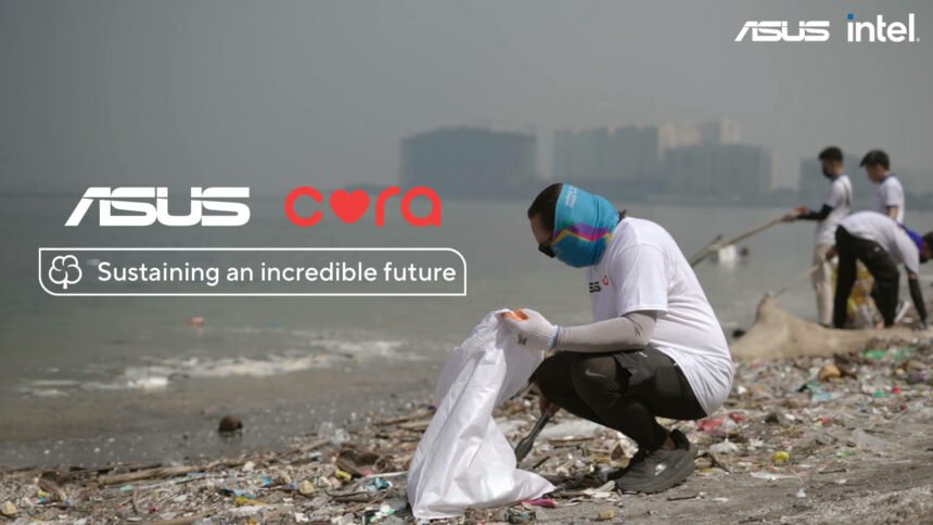 ASUS solidifies commitment to sustaining an incredible future collects over one ton of trash with CORA