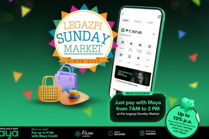 Maya Powers Legazpi Sunday Market with Cashless Convenience