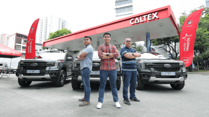 Three lucky winners from Metro Manila Luzon and Mindanao bring home their brand new Ford Ranger Sport