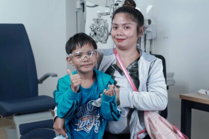 9 year old boys vision saved after EyeSite cataract surgery