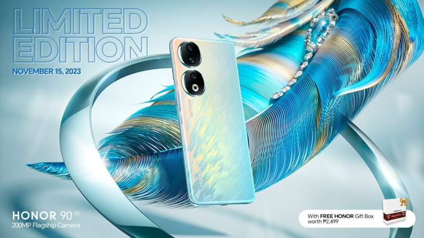 Limited edition HONOR 90 5G Peacock Blue in Philippines