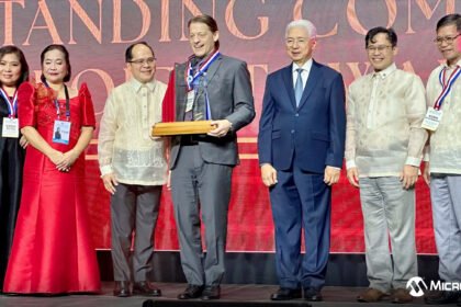 Microchip Philippines receives the Outstanding Community Project Award scaled