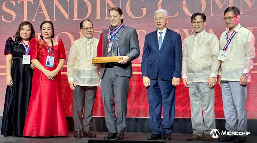 Microchip Philippines receives the Outstanding Community Project Award scaled