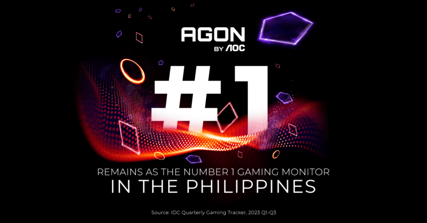 AOC Continues Dominance as the Philippines Premier Gaming Monitor Brand for Q3 2023