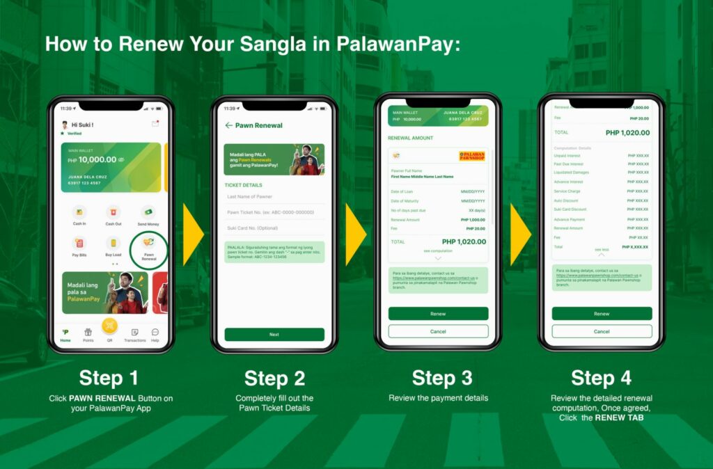 How to Renew your Sangla via PalawanPay App