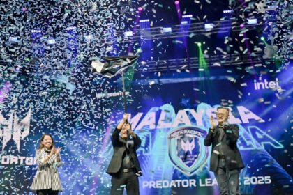 The Philippines passing the Asia Pacific Predator League banner to 2025 host Malaysia