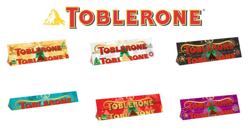 limited edition Toblerone Christmas Cards
