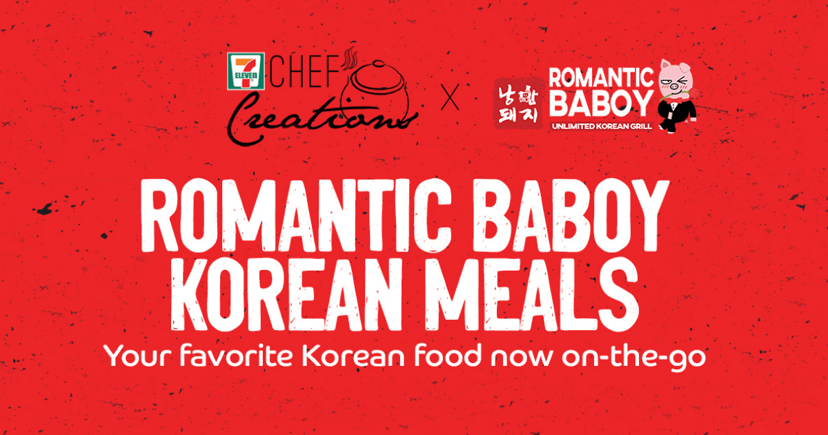 7 Eleven Chef Creations X Romantic Baboys On The Go Korean Meals