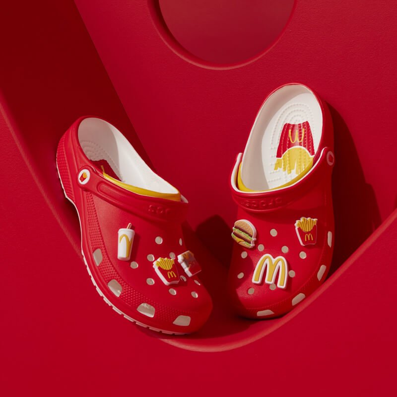This image has an empty alt attribute; its file name is McDonalds-x-Crocs-01.jpg