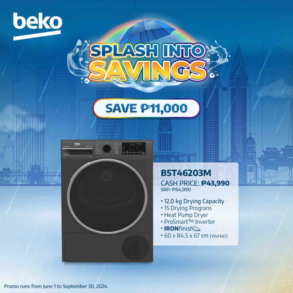 Beko’s Splash Into Savings rainy season promo - B5T46203M