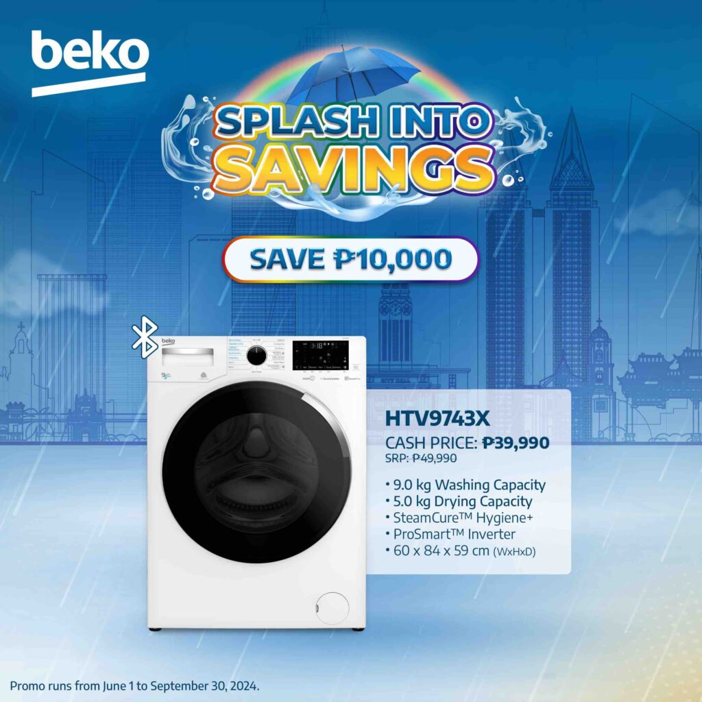 Beko’s Splash Into Savings rainy season promo - HTV9743X