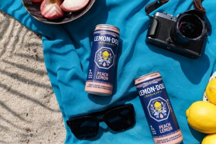 Summer vibes all year with LEMON-DOU Peach Lemon flavor