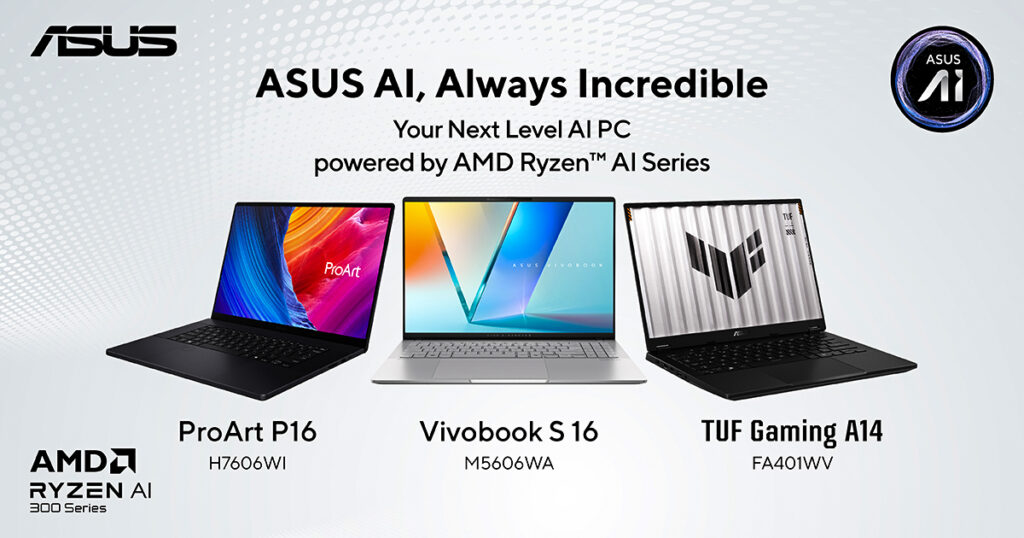 ASUS Philippines Unleashes AI-Powered Vivobook, TUF Gaming, and ProArt Laptops