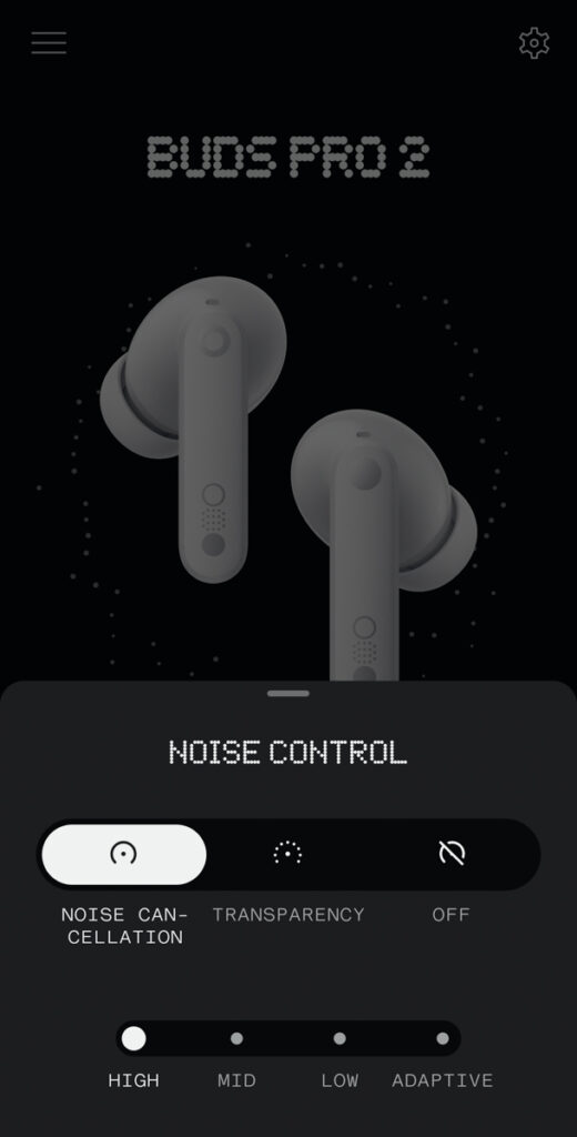 CMF Buds Pro 2 Nothing X App Noise Control