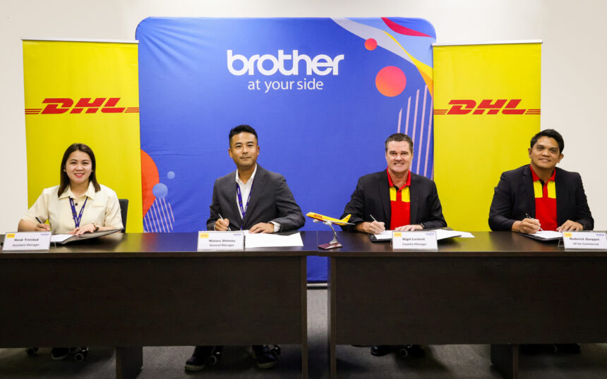 DHL x Brother Contract Signing