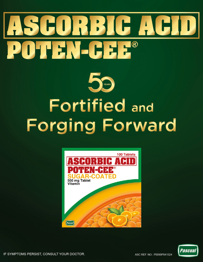 Poten Cee the top adult (plain) Vitamin C brand in the Philippines celebrates decades of addressing various vitamin C needs of Filipinos