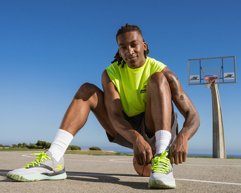 Skechers Basketball Ambassador Terance Mann with SKX NEXUS